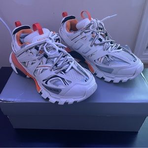 Balenciaga Track Size 42 White/Orange